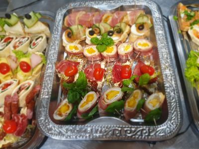 zdjecie catering deska jedzenie